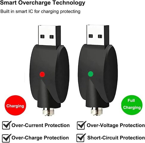 كابل شحن USB Wireles مع مؤشر LED 510 3pcs شحن سريع شحن رقاقة الحماية من محول USB شحن Wireles لحام الحديد متوافق مع معظم الأجهزة s in Saudi Arabia