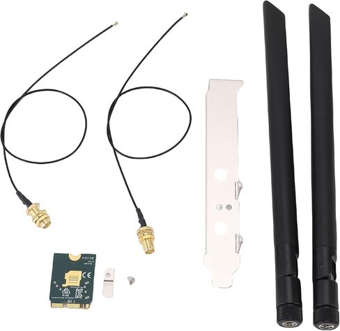 BEWINNER 4200MBPS Band WiFi 6E CARD ، بطاقة WIFI واجهة NGFF M2 لمدة 10 ، 11 تدعم OpenWrt ، 5.2 قوة إشارة عالية in Kuwait