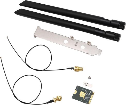 BEWINNER 4200MBPS Band WiFi 6E CARD ، بطاقة WIFI واجهة NGFF M2 لمدة 10 ، 11 تدعم OpenWrt ، 5.2 قوة إشارة عالية in Kuwait