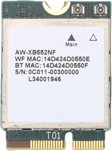 BEWINNER 4200MBPS Band WiFi 6E CARD ، بطاقة WIFI واجهة NGFF M2 لمدة 10 ، 11 تدعم OpenWrt ، 5.2 قوة إشارة عالية in Kuwait