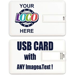 بطاقة الائتمان المخصصة محرك أقراص فلاش USB Flash محرك أقراص مخصصة لعصا ذاكرة 2GB 25 حزمة in Kuwait