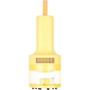 Desktop Vacuum Cleaner for Home and Car Use, Strong Suction, USB Charging, Mini Keyboard Cleaner Yellow in Kuwait