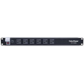 CyberPower CPS1220RM وحدة توزيع الطاقة الأساسية، 100-125 فولت/20 أمبير، 12 منفذًا، سلك طاقة 15 قدمًا، حامل 1U in Kuwait