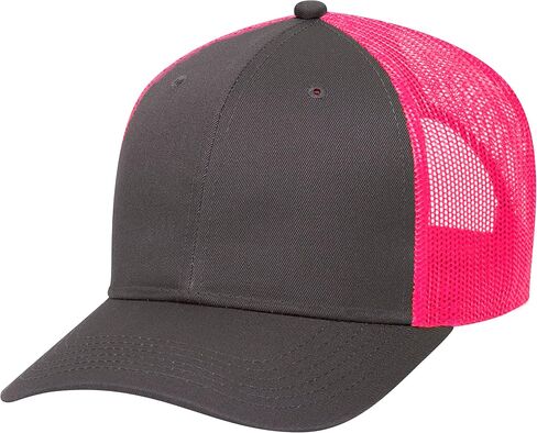 Otto 83-473 Premium Low Profile Six Panel Mesh Back Trucker Hat - Bulk, Blank Caps in Saudi Arabia