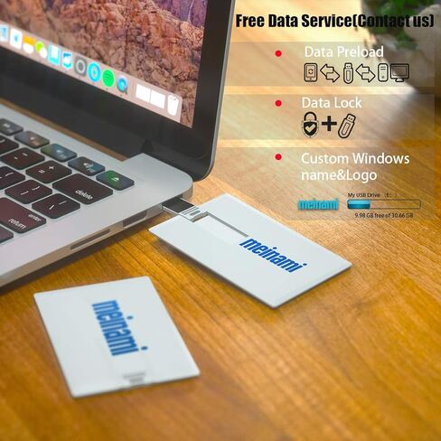 بطاقة الائتمان المخصصة محرك أقراص فلاش USB Flash محرك أقراص مخصصة لعصا ذاكرة 2GB 25 حزمة in Kuwait