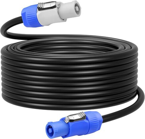 Cerxian Powercon Power Cable ، 16Awg AC PowerCon INPUT إلى PowerCon Output 3 كبل تمديد طاقة دبوس لمصابيح المرحلة ، وشاشات LED ، ورؤوس متحركة ، وأكثر من ذلك (6.6 قدم/2M) in Kuwait