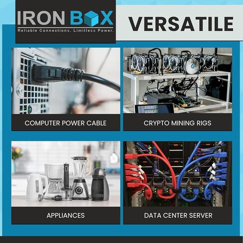 Ironbox NEMA L6-30P إلى L21-30R محول توصيل سلك الطاقة - 30A ، 208V ، 10/3 SOOW - كابل الطاقة الثقيل المدرج في القائمة - تمديد طاقة قفل المولد ، RV ، العربة والمزيد (1 قدم ، بناء مخصص) in Kuwait