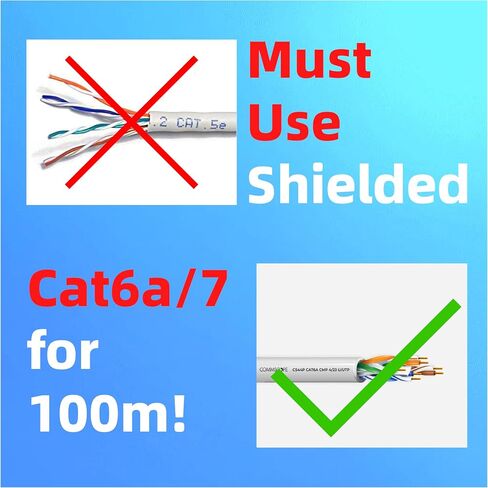 10G SFP+ to RJ45 10GBASE-T SFP+ جهاز الإرسال والاستقبال 262 قدمًا/80 م ، 10 جيجابت SFP+ COPPER ETHERNET CAT.6A/7 لـ CISCO SFP-10G-T-S ، UBIQUITI UF-RJ45-10G ، MERAKI ، TP-LINK ، NETGEAR والمزيد in Saudi Arabia