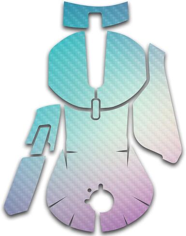 Mayyskins Carbon Carbon Confiber Compatived مع منافسة الفولاذ 5 ألعاب الماوس - ضباب Vivid | واقي ، دائم من ألياف الكربون المحكم | من السهل تطبيق وتغيير الأنماط | صنع في الولايات المتحدة in Saudi Arabia