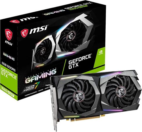 MSI Geforce GTX 1660 Super Gaming Graphics Card ، PCI-E X16 ، NO NVLINK ، VR Ready in Saudi Arabia