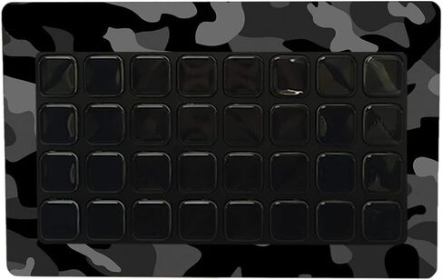 Mayyskins Skin متوافق مع Elgato Stream Deck XL - الأسود CAMO | غلاف الالتفاف الواقي ، الدائم ، والفريد من نوعه | من السهل تطبيق الأنماط وإزالتها وتغييرها | صنع في الولايات المتحدة in Saudi Arabia