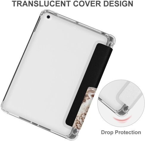 Sheep & Wolf Case with Pen Holder Slim Lightweight Trifold Stand Compatible with iPad mini 4/5/6 Mini4/5（7.9in） in Saudi Arabia