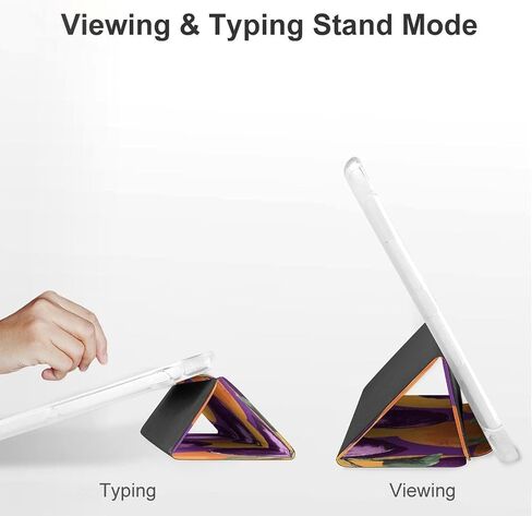الخوخ وحالة البرتقال مع حامل القلم رفيع الوزن ثلاثي الأوزان متوافق مع iPad mini 4/5/6 mini4/5 （7.9in） in Saudi Arabia