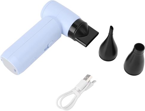Greensen Electric Air Duster ، الجسم المعدني ، 80000 دورة في الدقيقة محرك عالي السرعة ، طاقة الرياح القابلة للتعديل ، أداة متعددة الاستخدامات للمنزل والسيارة (أبيض) in Saudi Arabia