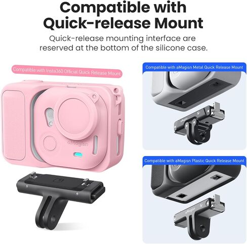 Silicone Cover Set for Insta360 Go Ultra Camera, Anti-Loss Strap/Lanyard/Slicone case for The Action pod/Silicone Cover for The Camera Go Ultra (Black) in Saudi Arabia