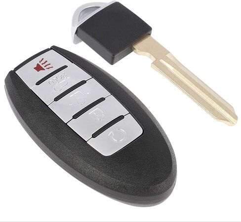 SCITOO 2 PCS Key Fob Keyless Entry Remote Control Fits 2015-2018 for Nissan Murano 2014-2018 for Nissan Pathfinder (FCC S180144308) 5 Buttons in Saudi Arabia