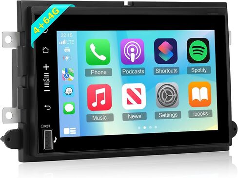 8 Core [4g+64g] Radio for Ford F150 F250 F350 Fusion Edge Explorer ، Android F150 Stereo مع شاشة Carplay/Android Auto/DSP 32 Eq/IPS/SWC/SWC/Bluetooth 5.0/WIFI in Saudi Arabia
