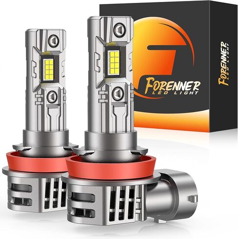 مصابيح إضاءة Fahren 9007/HB5، 22000 لومن ساطع 9007 ضوء، حقيقي 1:1 6500K أبيض بارد IP68 مقاوم للماء، تركيب سريع، عبوة من قطعتين in Kuwait