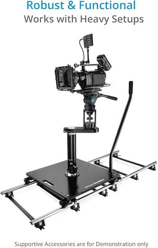 PROAIM CAMERT CAMERSS EURO/Elemac Adapter Bracket مع Ratchet Knob متكامل للفيلم Dollies و Cine-Style Bazookas. حمولة تصل إلى 100 كجم/200 رطل in Saudi Arabia