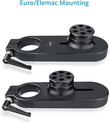PROAIM CAMERT CAMERSS EURO/Elemac Adapter Bracket مع Ratchet Knob متكامل للفيلم Dollies و Cine-Style Bazookas. حمولة تصل إلى 100 كجم/200 رطل in Saudi Arabia