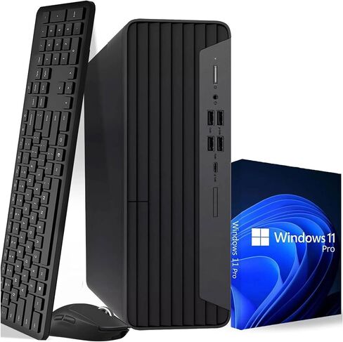 BTO HP ProDesk 800 G6 Desktop Computer PC, Intel Core i5-10500 10th Gen. Processor, 16GB DDR4 Ram, 1TB NVMe SSD, DisplayPort, Built-in WiFi, Wireless Keyboard & Mouse, Windows 11 Pro (Renewed) in Saudi Arabia