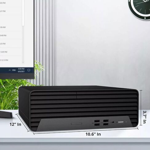 BTO HP ProDesk 800 G6 Desktop Computer PC, Intel Core i5-10500 10th Gen. Processor, 16GB DDR4 Ram, 1TB NVMe SSD, DisplayPort, Built-in WiFi, Wireless Keyboard & Mouse, Windows 11 Pro (Renewed) in Saudi Arabia