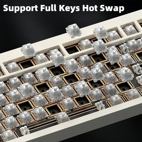 Stars80 V2 الألومنيوم CNC لوحة المفاتيح السريعة ، 80 ٪ QMK/عبر حشية قابلة للبرمجة MOUNT SWAP HOT TRI-MODE WIRELESS BT5.0/2.4GHz/USB-C لوحة مفاتيح الألعاب الميكانيكية RGB للكمبيوتر الشخصي/MAC GAMER (الأرجواني) in Kuwait