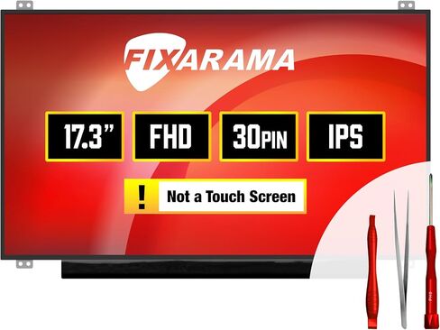 Screen Replacement for HP 17-BY2053CL 17-BY3053CL Grade A+ FHD 30pin Matte IPS 17.3" LED LCD Display with Tools in Saudi Arabia