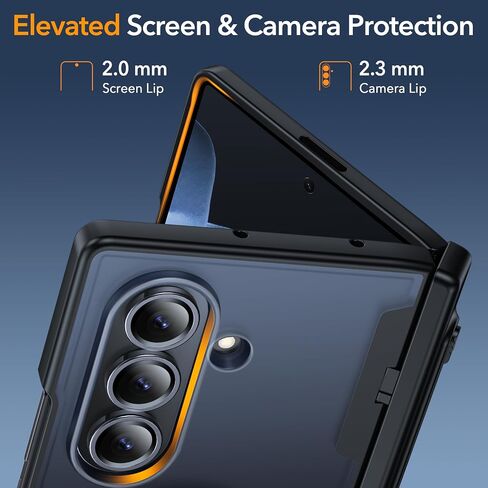Oneagle Magnetic for Samsung Galaxy Z Fold 7 Case Built in Screen Protector Translucent [Fit for MagSafe] [S Pen Holder Slot] [Hinge Protection] MIL-Grade Shockproof Matte Case for Galaxy Z Fold 7 in Saudi Arabia