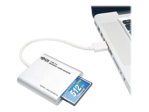 TRIPP LITE U352-000-MD-AL USB 3.0 CARDER ، 5GBPS Aluminium Expression ، SD/MICROSD/SDHC/SDXC ، Compactflash ، MMC ، كابل متكامل ، حزمة رعاية سحابية مسبقًا مؤهلة (10 عبوات) مؤهلة (10 عبوات) in Saudi Arabia