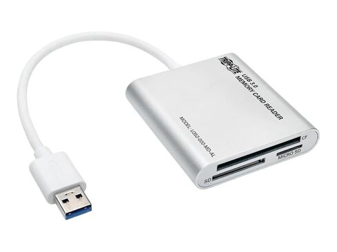 TRIPP LITE U352-000-MD-AL USB 3.0 CARDER ، 5GBPS Aluminium Expression ، SD/MICROSD/SDHC/SDXC ، Compactflash ، MMC ، كابل متكامل ، حزمة رعاية سحابية مسبقًا مؤهلة (10 عبوات) مؤهلة (10 عبوات) in Saudi Arabia