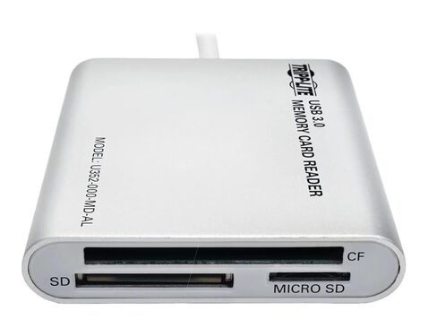 TRIPP LITE U352-000-MD-AL USB 3.0 CARDER ، 5GBPS Aluminium Expression ، SD/MICROSD/SDHC/SDXC ، Compactflash ، MMC ، كابل متكامل ، حزمة رعاية سحابية مسبقًا مؤهلة (10 عبوات) مؤهلة (10 عبوات) in Saudi Arabia