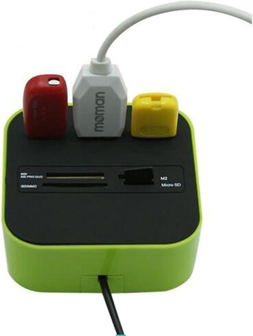 All in One Combo Card Reader for Pen Drive/Cameras/mobiles/PC/Laptop/Notebook/Tablet/or Docking Station/MP3s/PDAs,Color May Vary in Saudi Arabia