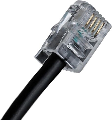 1pc USB RS232 4P4C RJ9 Adapter Serial Converter 6FT 16.4FT Telescope Cable(5m,Black) in Saudi Arabia