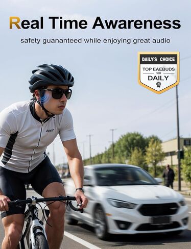 Bone Conduction Headphones Lightweight Open Ear Headphones Sport Headphone with Built-in Mic Extra Comfort IPX5 Waterproof Headset for Running,Cycling,Driving in Saudi Arabia