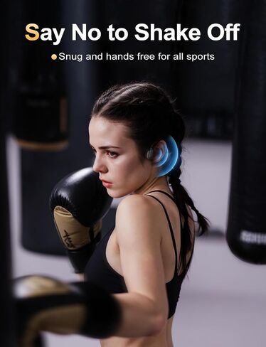 Bone Conduction Headphones Lightweight Open Ear Headphones Sport Headphone with Built-in Mic Extra Comfort IPX5 Waterproof Headset for Running,Cycling,Driving in Saudi Arabia
