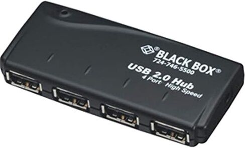 Black Box USB 2.0 HUB- 4 -PORT - NEW - USB 2.0 - Outside - 4 OUSB Port (S) in Kuwait