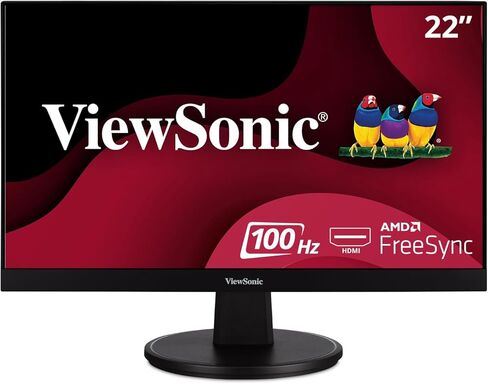ViewSonic VA2247-MH 22 Inch Full HD 1080p Monitor with 100Hz, FreeSync, Ultra-Thin Bezel, HDMI, VGA (Renewed) in Saudi Arabia
