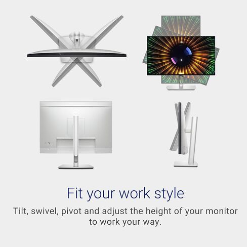 Dell Ultrasharp 24 Monitor - U2424H (متجدد) ، أسود/رمادي in Saudi Arabia