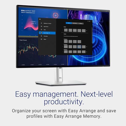 Dell Ultrasharp 24 Monitor - U2424H (متجدد) ، أسود/رمادي in Saudi Arabia