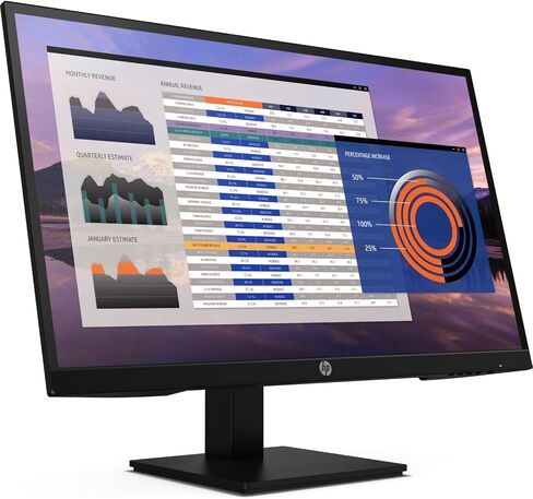 شاشة HP 27h الكاملة HD - لوحة IPS - IPS ومعدل تحديث 75 هرتز - شاشة سلسة - إطار ثلاثي الجوانب الحافة - 100 مم ضبط/إمالة - مكبرات صوت مزدوجة مدمجة - للعمال المختلطين (متجدد) in Kuwait