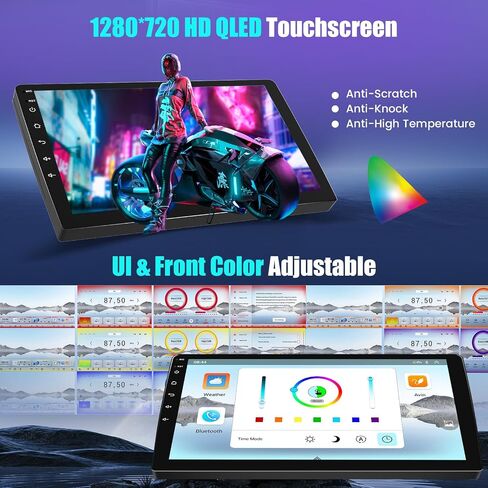 راديو ستيريو للسيارة 2+64G Android 13 CarPlay لسيارة Honda Civic 2012-2015 (LHD)، شاشة لمس عالية الدقة 9 بوصة متوافقة مع Android Auto، كاميرا احتياطية AHD، وصلة مرآة، GPS، WiFi، FM RDS in Kuwait