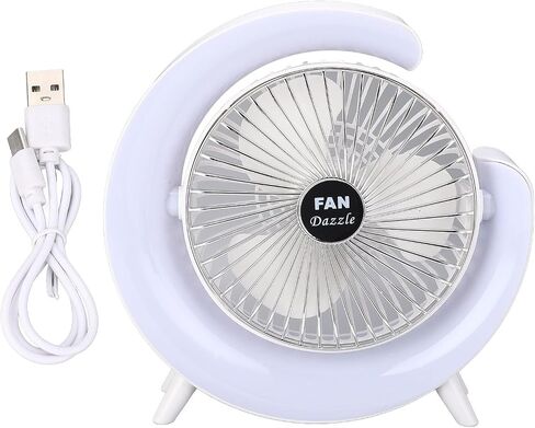 TOPINCN USB Desk Fan Compact Portable Small Ultra Quiet Personal Mini Fan for Office,Bedroom,Home in Saudi Arabia