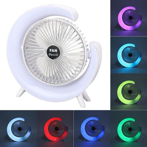 TOPINCN USB Desk Fan Compact Portable Small Ultra Quiet Personal Mini Fan for Office,Bedroom,Home in Saudi Arabia
