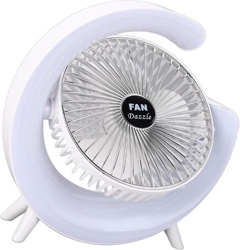 TOPINCN USB Desk Fan Compact Portable Small Ultra Quiet Personal Mini Fan for Office,Bedroom,Home in Saudi Arabia