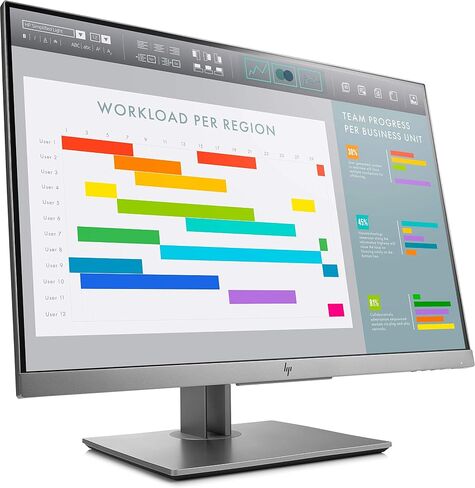 HP ELITERISPLAY E243I عرض LED 61 سم (24 ") Wuxga مسطحة أسود ، فضية (متجددة) in Saudi Arabia