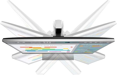 HP ELITERISPLAY E243I عرض LED 61 سم (24 ") Wuxga مسطحة أسود ، فضية (متجددة) in Saudi Arabia