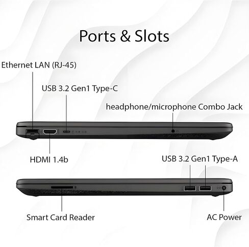 HP Business Laptop (تشمل MS Office 365) ، معالج AMD Ryzen 5 5500U 6-CORES ، 16 جيجا بايت ذاكرة الوصول العشوائي 512GB SSD ، 15.6 " in Saudi Arabia