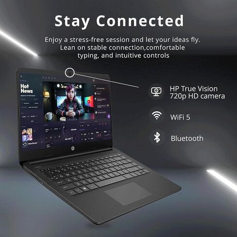 HP 14 "دفق كمبيوتر محمول للطالب والأعمال ، Intel رباعي النواة N4120 ، ذاكرة الوصول العشوائي 16 جيجابايت ، تخزين 256 جيجابايت (128 جيجابايت EMMC+128GB Micro SD) ، Office 365 سنة ، عمر بطارية طويل ، كاميرا الويب HD ، Wi-Fi ، ورب 11 ساعة ، Rose Gold. in Saudi Arabia