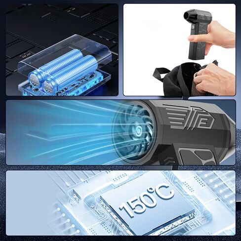 مضغوطة LED LED و Blower Air Dusters منفاخ قوي للتخييم في الهواء الطلق ومحبي المشي لمسافات طويلة in Kuwait